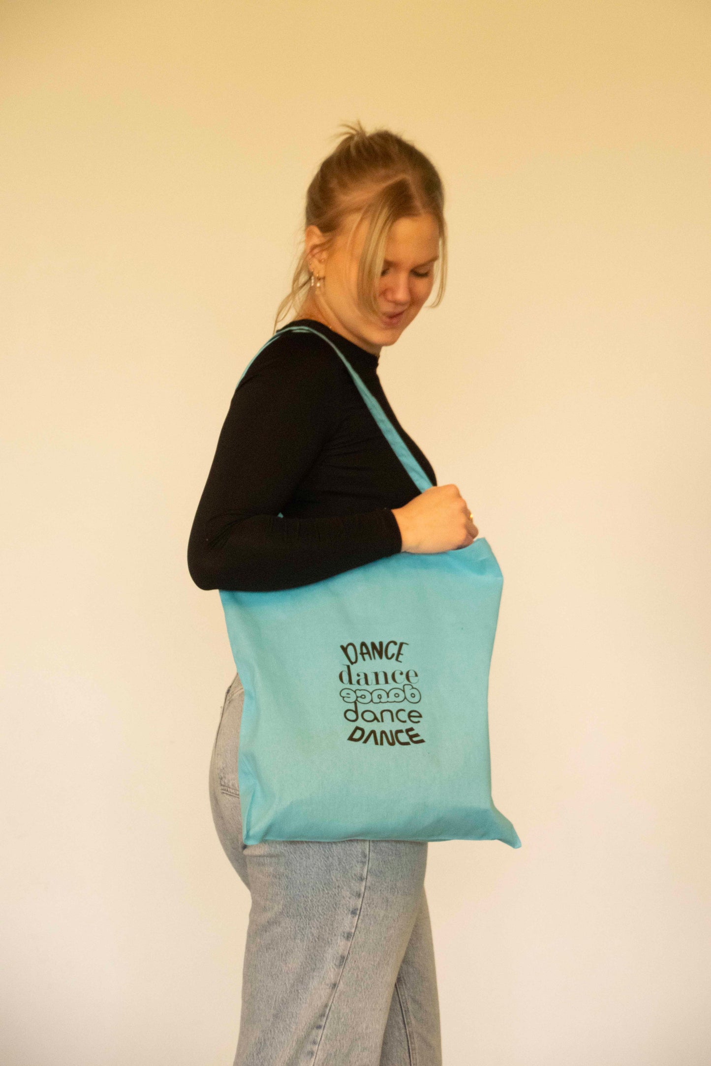 Tas incl. opdruk "Dance, Dance, Dance"