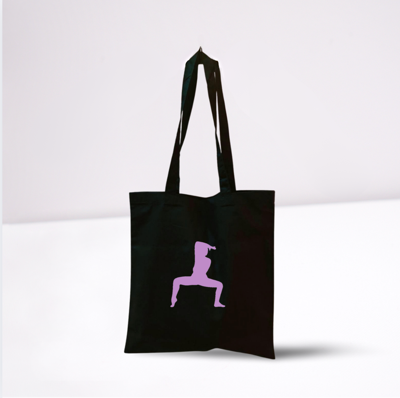 Tas zwart incl. Fleur opdruk