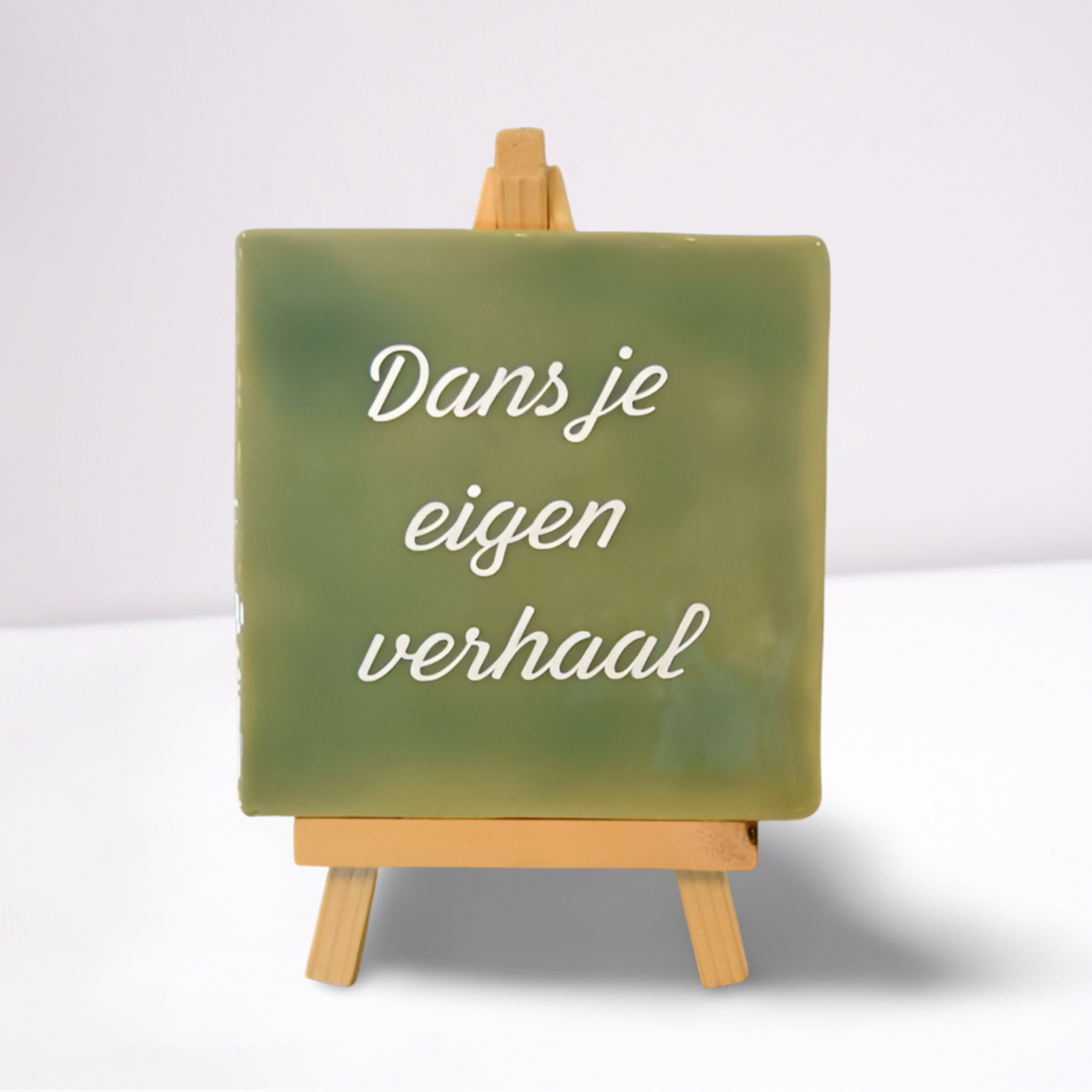 Tegeltje klein - licht groen