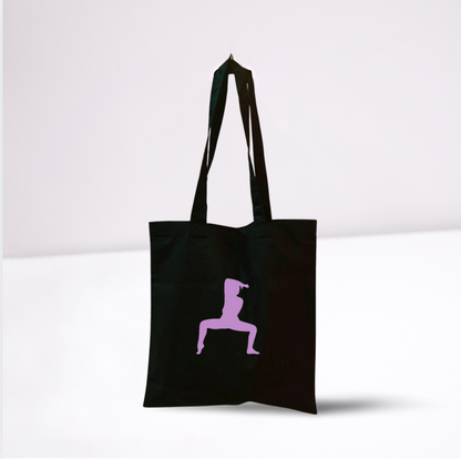 Tas zwart incl. Fleur opdruk